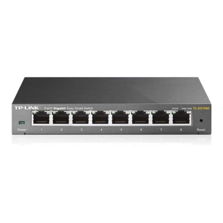 Switch TP-Link Easy Smart TL-SG108E 8 Puertos/ RJ-45 10/100/1000_0
