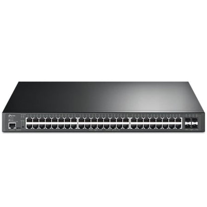 TP-Link TL-SG3452XP JetStream PoE Switch Gestionado L2+ Gigabit Ethernet (10/100/1000) EnergÃ­a sobre Ethernet (PoE) 1U Negro_0