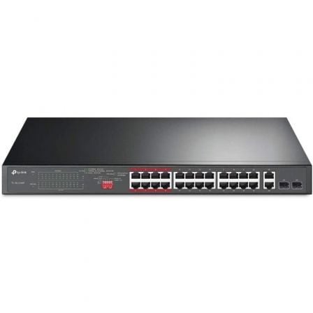 TP-Link TL-SL1226P No administrado Gigabit Ethernet (10/100/1000) Energía sobre Ethernet (PoE) 1U Gris_0