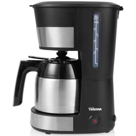 Cafetera de Goteo Tristar CM-1283/ 10 Tazas/ Negra y Plata_0