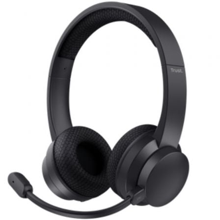 Cuffia Trust / Preto / Wireless Bluetooth com Redução de Ruído e Microfone ENC_0