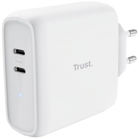 Cargador de Pared Trust Maxo 65W 2P/ 2xUSB Tipo-C/ 65W_0
