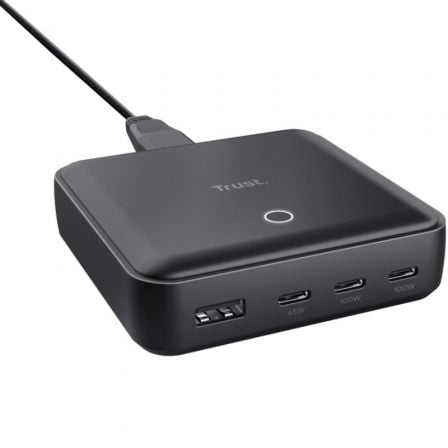 Cargador de Sobremesa Trust Maxo/ 3xUSB Tipo-C/ 1xUSB/ 100W_0