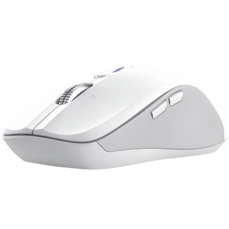 Ratón Ergonómico Inalámbrico Trust Ferro/ Hasta 3200 DPI/ Blanco_0