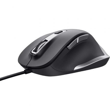 Ratón Ergonómico Trust / Preto / Até 5000 DPI / TRUST24728
