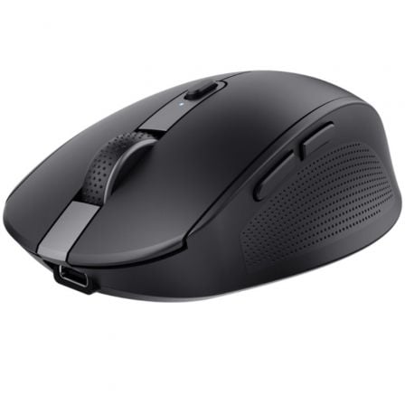 Ratón Inalámbrico Trust Ozaa / Batería recargable / Até 3200 DPI / Preto / 24819