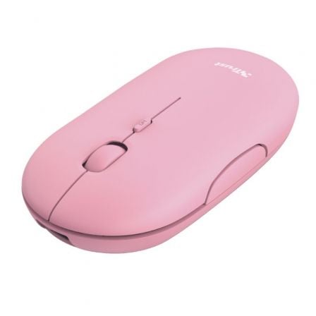 Ratón Inalâmbrico Trust / Rosa / Batería Recargable / Até 1600 DPI / TRU-MOU_PUCK_PK