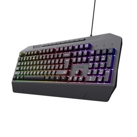 Teclado Gaming Trust Gaming / Preto / GXT 836 EVOCX