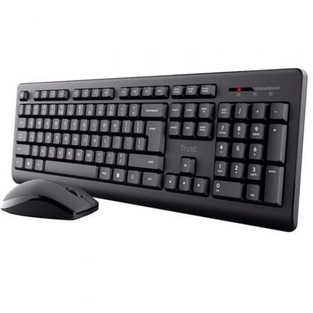 Teclado e Ratão Inalâmbricos Trust / Preto / TRU-TEC_SET_PRIMO_WIRELESS
