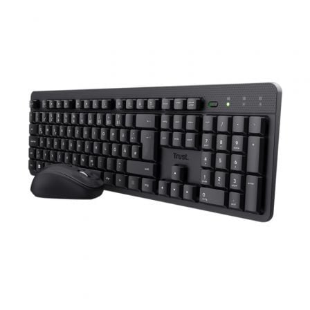 Teclado e Ratão Inalámbricos Trust / Preto / TKM-360
