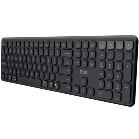 Teclado Compacto Inalámbrico por Bluetooth Trust Vaiya/ Negro_0