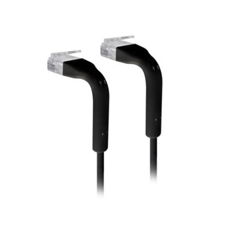 Cable Acodado Ubiquiti U-Cable-Patch-RJ45-BK/ 10cm/ Negro_0