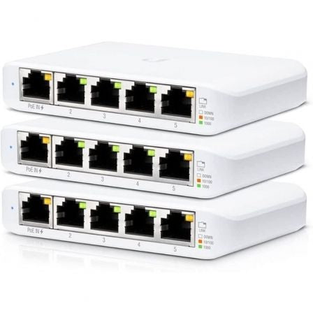 Switch Ubiquiti UniFi / Branco / 3-pack / Gigabit Ethernet / PoE_0