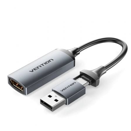 Conversor HDMI Vention / 4K 60Hz / USB Tipo-C Macho / Preto / 10cm / VEN-ADP_ACWHA