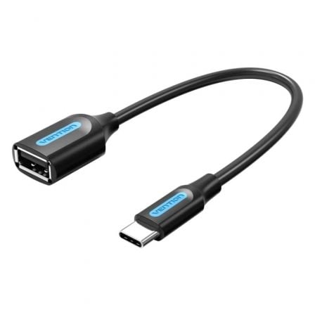 Cable USB 2.0 Vention CCSBB/ USB Tipo-C Macho - USB Hembra/ 15cm/ Negro_0