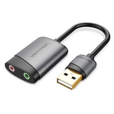 Tarjeta de Sonido Vention CDKHB/ USB Macho - 2xJack 3.5 Hembra_0