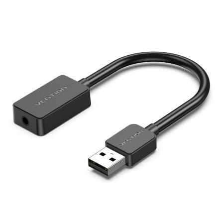 Tarjeta de Sonido Vention CDZB0/ USB Macho - 1x Jack 3.5 Hembra_0