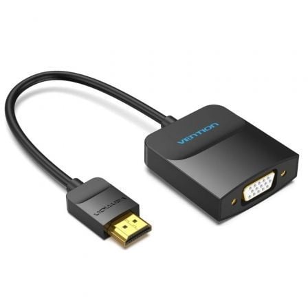Conversor Vention 42154 / HDMI Macho - VGA Hembra / 15cm / Preto