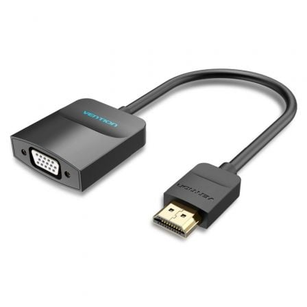 Conversor Vention 42161 HDMI Macho - VGA Hembra - Jack 3.5 Hembra/ 15cm/ Negro_0