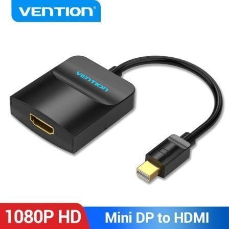 Conversor Vention HBCBB / Mini DisplayPort Macho - HDMI Fêmea / Preto