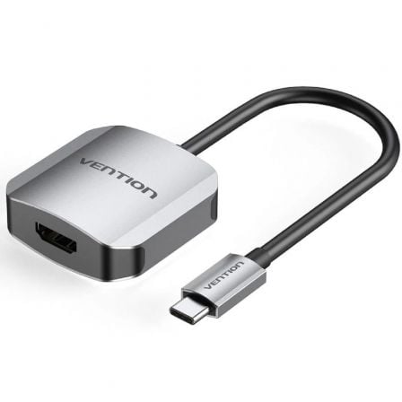 Conversor Vention TDEHB/ USB Tipo-C Macho - HDMI Hembra/ 15cm/ Plata_0