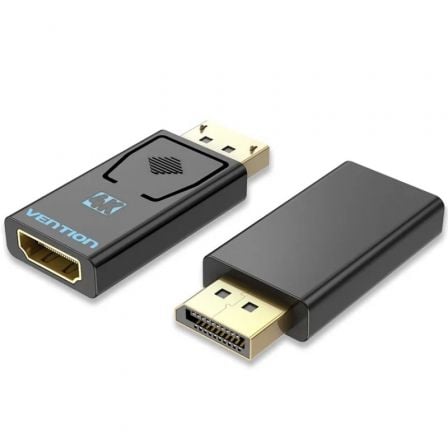 Adaptador Vention HBMB0 / Preto / DisplayPort Macho - HDMI Hembra