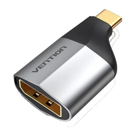 Adaptador Vention TCCH0 / Preto / USB-TipoC Macho - DisplayPort Hembra