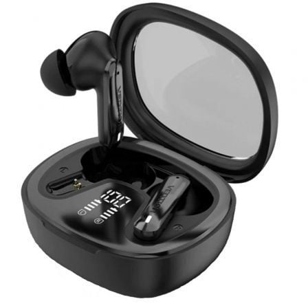 Auriculares Bluetooth Vention / Estuche de Carga / Autonomia 7h / Preto / AIR A01 NBMB0
