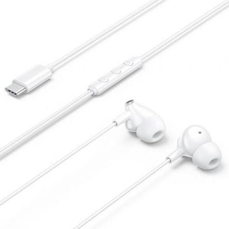 Auriculares Intrauditivos Vention Echo Lite USB-C In-Ear/ con Micrófono/ USB Tipo-C/ Blancos_0
