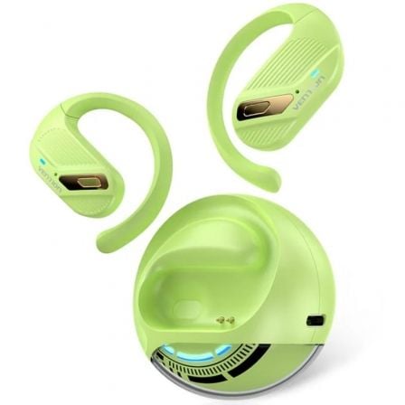 Auriculares Deportivos Bluetooth Vention Open Ear OpenBeat O12 NBUG0 con estuche de carga/ Verdes_0