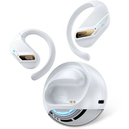 Auriculares Deportivos Bluetooth Vention Open Ear OpenBeat O12 NBUW0 con estuche de carga/ Blancos_0