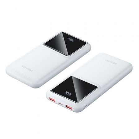 Powerbank 10000mAh Vention FHKW0/ 22.5W/ Blanca_0