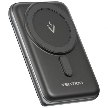 Powerbank 10000mAh Vention FHNB0/ 20W/ Wireless/ Negra_0