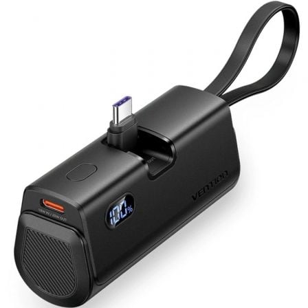 Powerbank 4800mAh Vention FHQB0/ 22.5W/ Negra_0