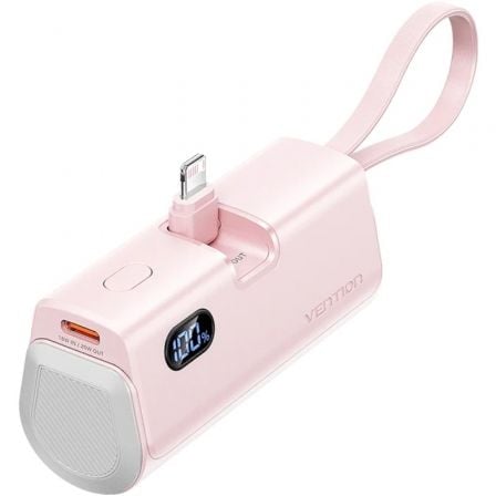 Powerbank 4800mAh Vention FHRP0/ 22.5W/ Rosa_0