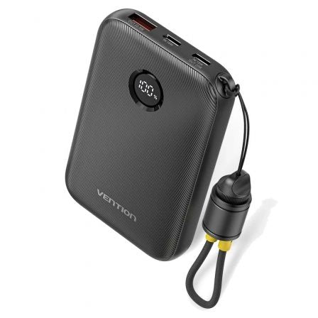 Powerbank 10000mAh Vention FKAB0-C/ 22.5W/ Negro_0