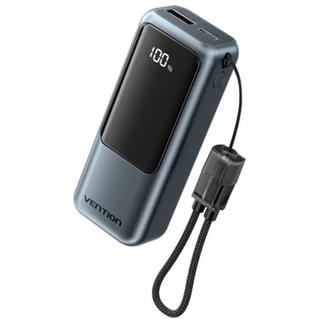 Powerbank 10000mAh Vention FKOH0/ 22.5W/ Gris_0