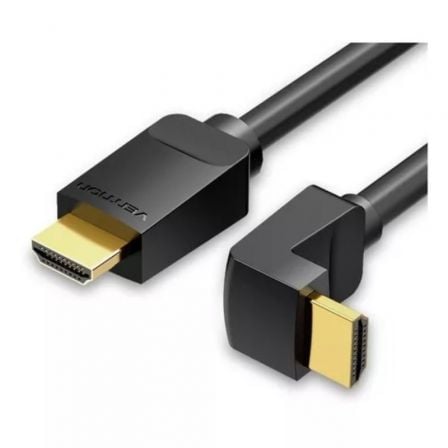 Cabo HDMI 2.0 Vention AARBH / 4K Acodado 90º / 2m / Preto
