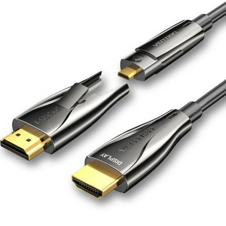 Cable HDMI Vention ALPBL/ HDMI Macho - Micro HDMI Macho/ HDMI Macho/ 10m/ Negro_0