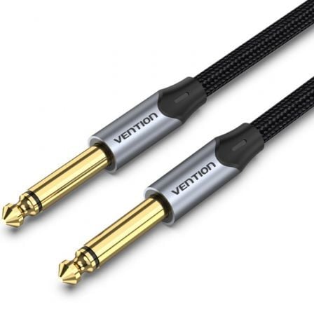 Cable Estéreo Vention BASHG/ Jack 6.5 Macho - Jack 6.5 Macho/ 1.5m/ Gris_0