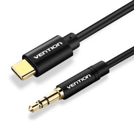 Cable Conversor Audio Vention BGABF/ USB Tipo-C Macho - Jack 3.5 Macho/ 1m/ Negro_0
