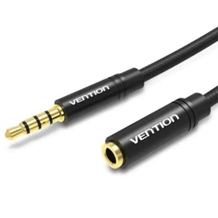 Cable Estéreo Vention BHBBI/ Jack 3.5 Macho - Jack 3.5 Hembra/ 3m/ Negro_0