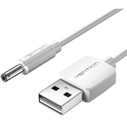 Cabo de Alimentação Vention / DC 5.5mm Macho / 50cm / Branco / VEN-CAB_CEYWD