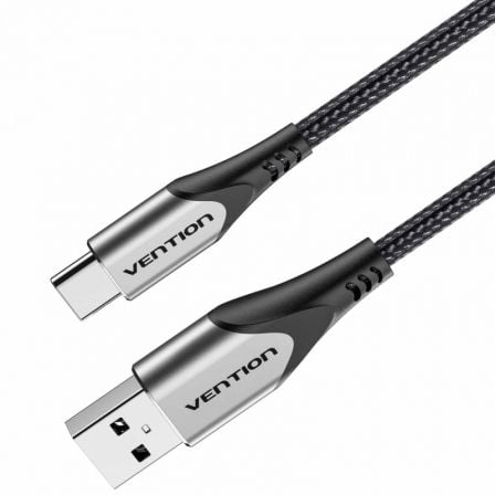 Cable USB 2.0 Tipo-C Vention CODHH/ USB Macho - USB Tipo-C Macho/ Hasta 60W/ 480Mbps/ 2m/ Gris_0