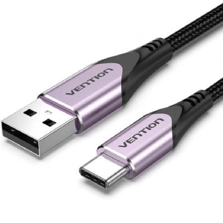 Cable USB 2.0 Tipo-C Vention CODVH/ USB Tipo-C Macho - USB Macho/ 480Mbps/ 2m/ Purpura_0