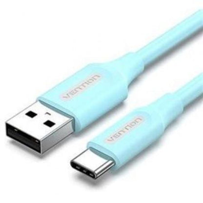 Cable USB 2.0 Tipo-C Vention COKSF/ USB Tipo-C Macho - USB Macho/ Hasta 60W/ 480Mbps/ 1m/ Azul_0