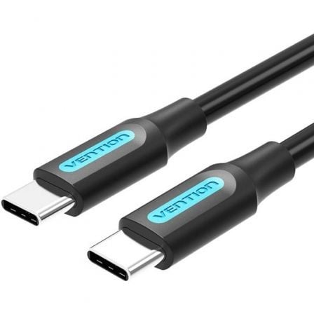 Cabo USB-C 2.0 3A 60W 0.5M / Preto / VENTION