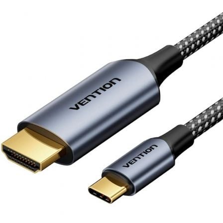 Cable Conversor HDMI 2.0 4K Vention CRHHF/ USB Tipo-C Macho - HDMI Macho/ 1m/ Negro_0