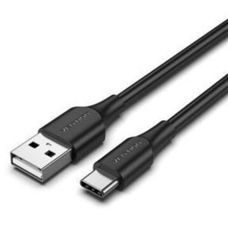 Cabo USB-A 2.0 para USB-C 3A 60W - VENTION / Preto