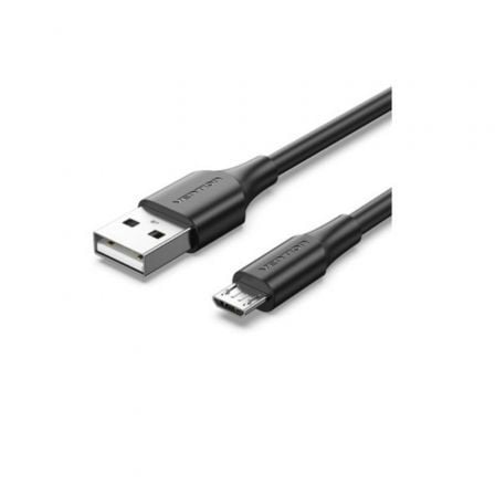 Cable USB 2.0 Vention CTIBH/ USB Macho - MicroUSB Macho/ Hasta 60W/ 480Mbps/ 2m/ Negro_0